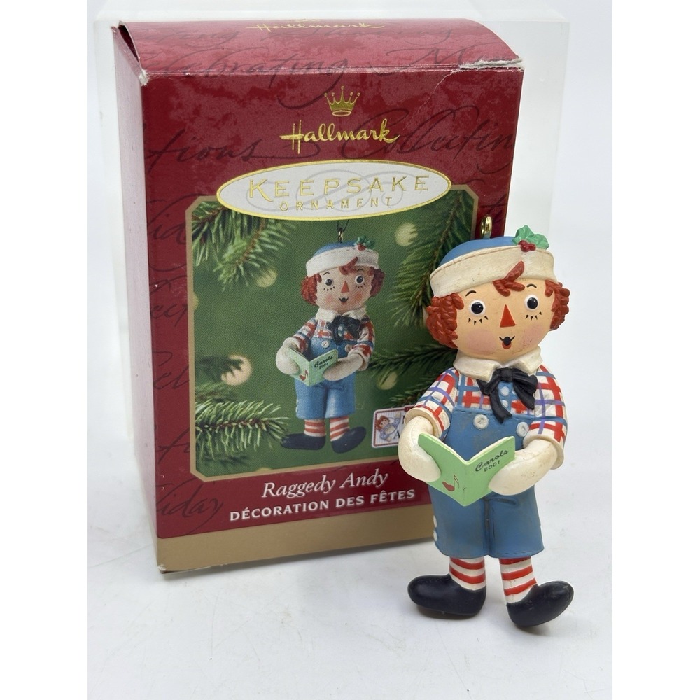 Hallmark Keepsake Raggedy Andy Christmas Ornament 2001 In Original Box
